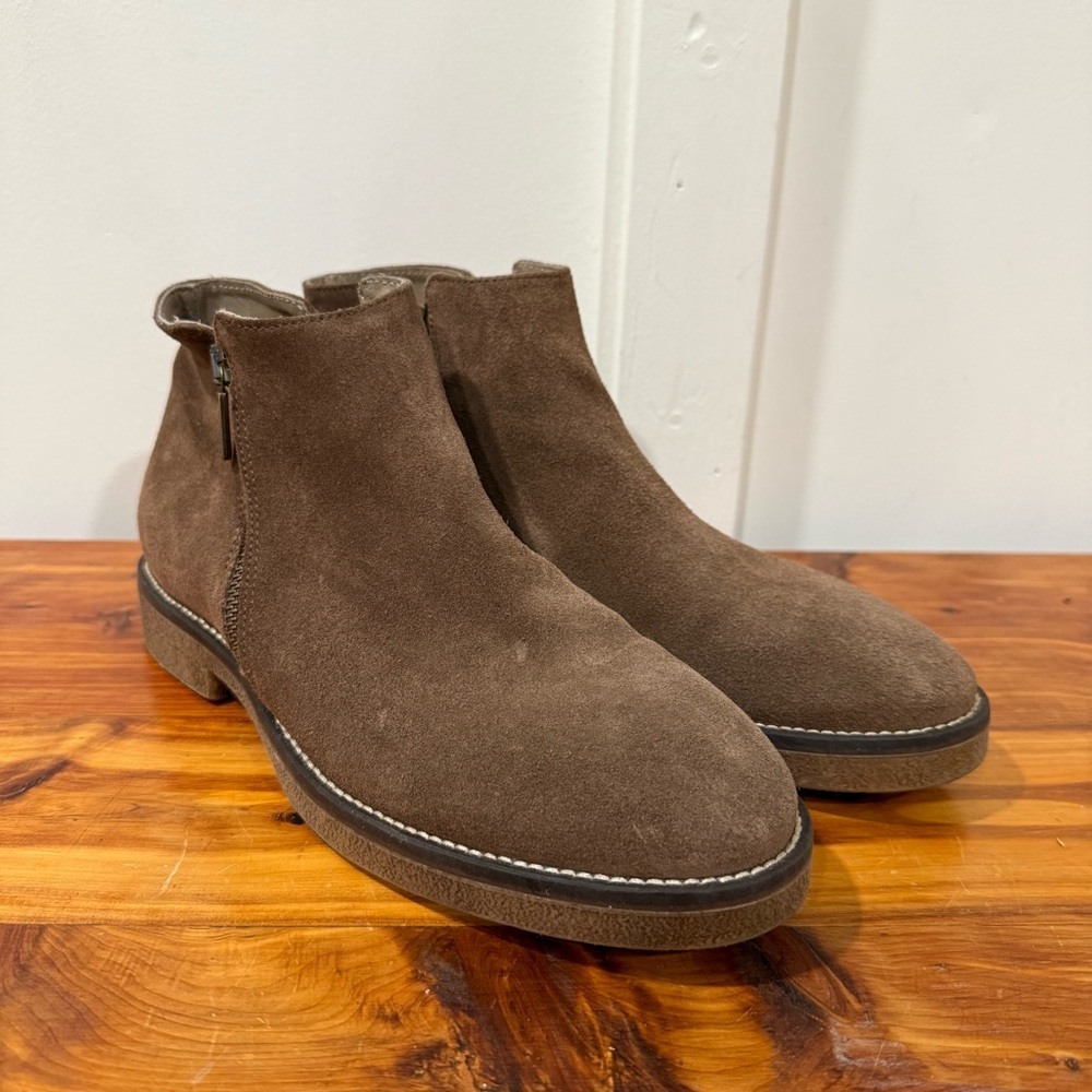 Italeau Foliana Suede Brown Waterproof Booties 39.5/9